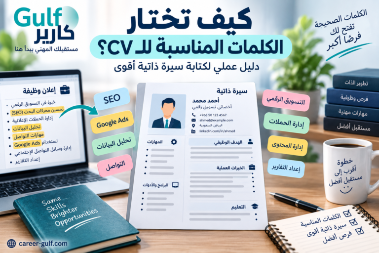 الكلمات المفتاحية في السيرة الذاتية: كيف تختارها وتستخدمها؟