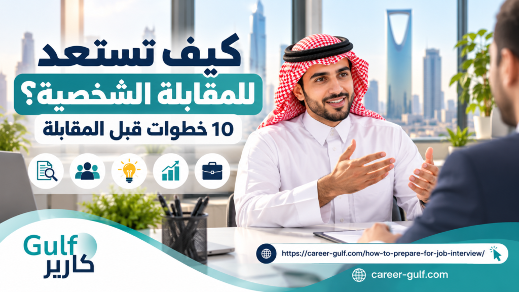 كيف تستعد للمقابلة الشخصية؟ 10 خطوات قبل المقابلة