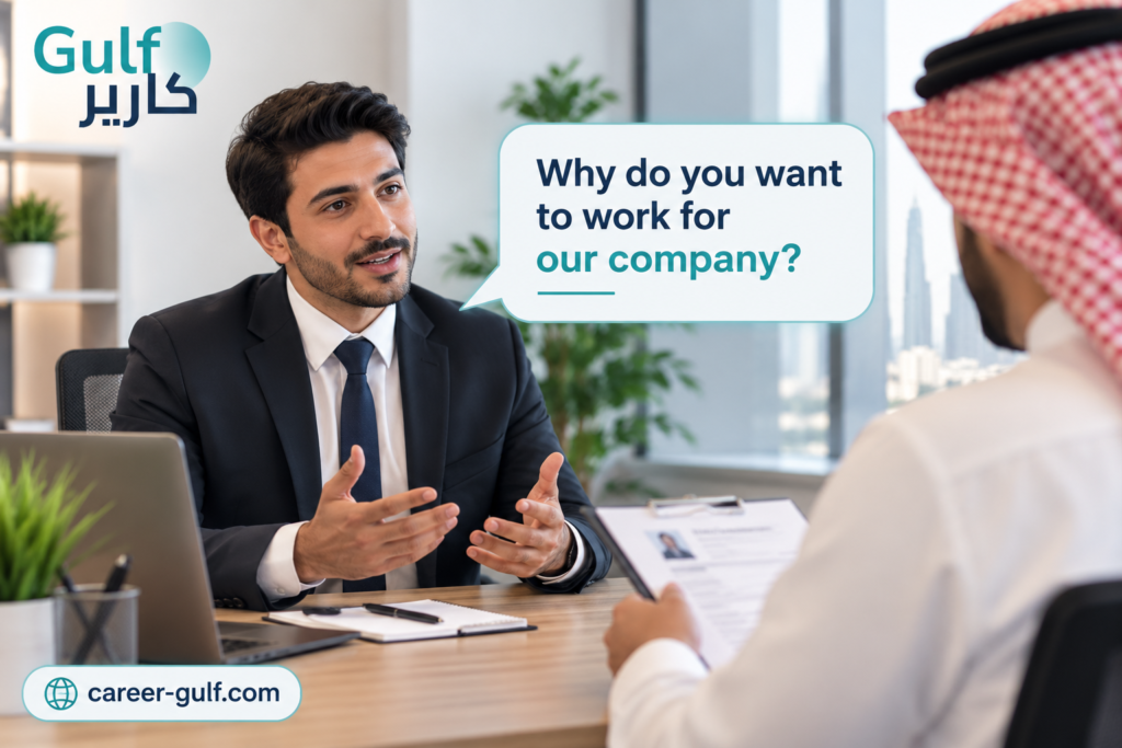 إجابة سؤال Why Do You Want to Work for Our Company في مقابلة العمل